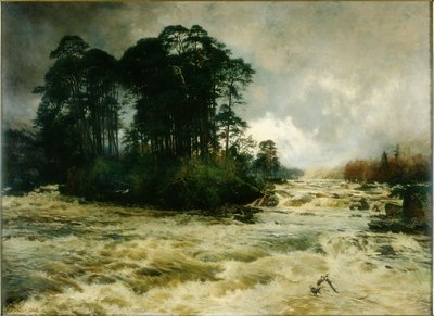 Mid the Wild Music of the Glen, 1888 by Niels Moller Lund